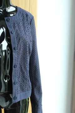 THE WHITE COMPANY ажурный хлопковый жакет 38