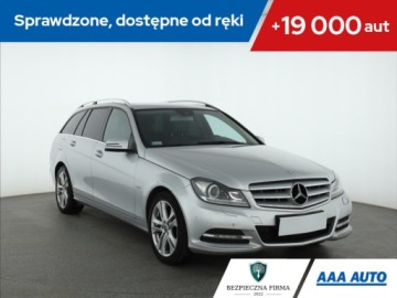 Mercedes Klasa C W204 Kombi T204 1.8 180 CGI BlueEFFICIENCY 156KM 2011 Mercedes C C 180, Salon Polska, Skóra, Xenon