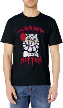 We All Meow Down Here Clown Cat Kitten Shirt Gift Men Women T-Shirt