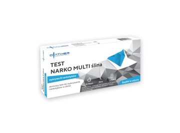 TEST NARKO MULTI Ślina 1szt WYKRYWA 8 NARKOTYKÓW