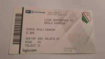 LEGIA WARSZAWA - WISŁA KRAKÓW 18-03-2018 GOŚCIE
