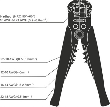 СНЯТИЕ ИЗОЛЯЦИИ ДЛЯ КАБЕЛЕЙ И ПРОВОДОВ. Инструмент для обжима.