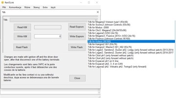 Renolink Eeprom Flash UCH Crash Cleaner Renault