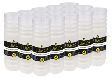 WKŁAD DO ZNICZA LUMOS 4 DNI CAŁOROCZNY 15 SZTUK