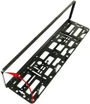 RAMKA TABLICY KARBON REJESTRACJA CARBON EUROCLIP