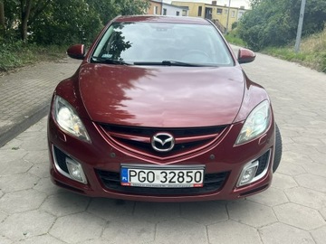Mazda 6 II Sedan 2.5 MZR 170KM 2008 Mazda 6 Zarejestrowany Mały przebieg LPG, zdjęcie 1