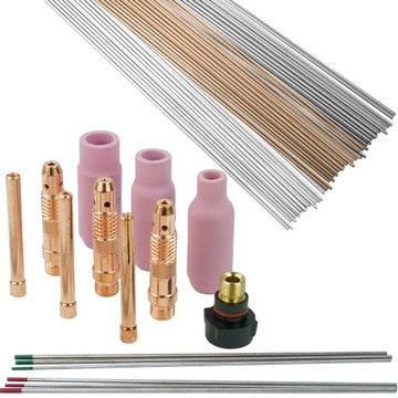 Zestaw startowy części TIG standard 17 18 26 drut