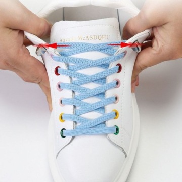 ШНУРКИ ЭЛАСТИЧНЫЕ РЕЗИНКИ ДЛЯ DZIECI_24 цвета