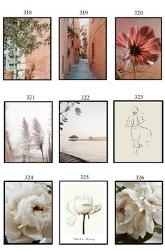 ПОСТЕР А4 (21х30) ВЕСЕННЯЯ подборка из 100 ОБРАЗОВ eviero цветы пейзажи природа