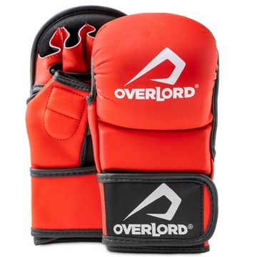 RĘKAWICE TURNIEJOWE DO MMA Overlord Tournament Czerwone M