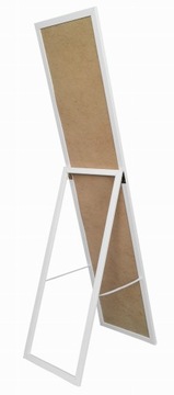 Lustro stojące białe 155x35,8cm do garderoby ART