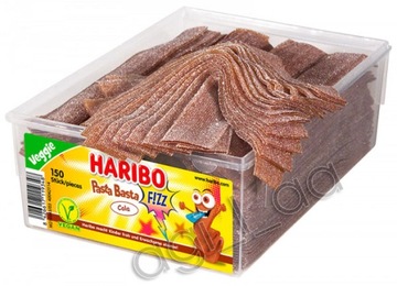 Haribo Паста Баста желейные стрипсы сауэр кола 150 шт.