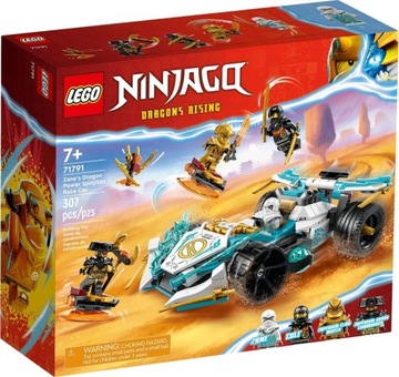 KLOCKI LEGO NINJAGO 71791 MOC ZANEA COLEA SAMOCHÓD WYŚCIGÓWKA SPINJITZU