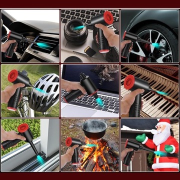 МОЩНЫЙ ЭЛЕКТРИЧЕСКИЙ ПЫЛЕВЕНТИЛЯТОР СЖАТОГО ВОЗДУХА AIR DUSTER 100000 об/мин