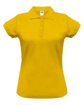 Polówka damska polo REGULAR JHK złota S