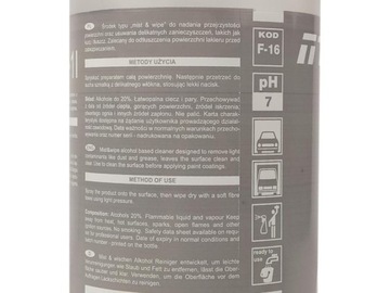 TENZI IPA CLEANER ИЗОПРОПАНОЛОВЫЙ ОЧИСТИТЕЛЬ 1л