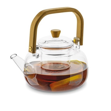 СТЕКЛЯННЫЙ КУВШИН, ЧАЙНЫЙ БУФЕР, ТРАВЫ, термостойкий кувшин, 0,9л Bario