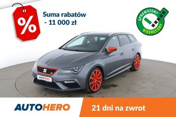 Seat Leon III CUPRA ST Facelifting 2.0 TSI 300KM 2017 Seat Leon 4x4, 300KM, full LED, skóra, navi,