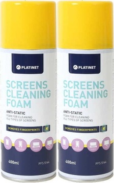 PIANKA CZYSZCZENIA EKRAN LAPTOPÓW TABLETÓW LCD x2