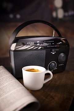 ПОРТАТИВНОЕ РАДИО AM/FM АНАЛОГОВАЯ ТЕЛЕСКОПИЧЕСКАЯ АНТЕННА С РУЧКОЙ