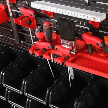 Tablica Ścianka Narzędziowa duża + 84 pojemników