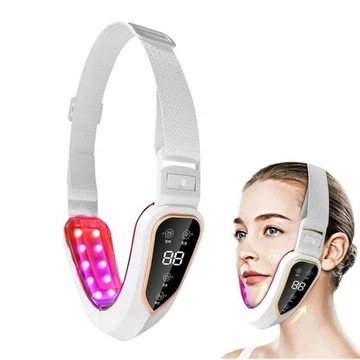 MASAŻER TWARZY LED LIFTING V PODBRÓDKA TERAPIA LED