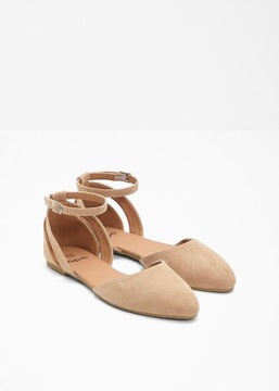 BONPRIX BALERINY Z PASKIEM __39