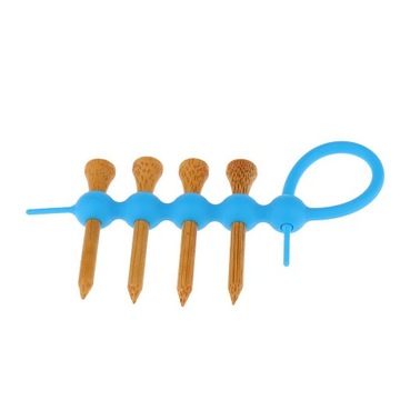 Синие резиновые подставки для мини-гольфа