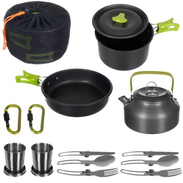 Туристическая посуда Pot Camping XL Set 18в1