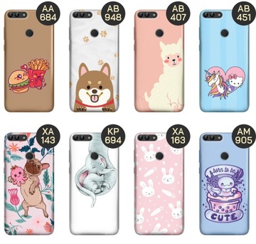 ЧЕХОЛ ДЛЯ HUAWEI P SMART BABY PATTERNS SWEET Симпатичный корпус КРЫШКА-ЧЕХОЛ