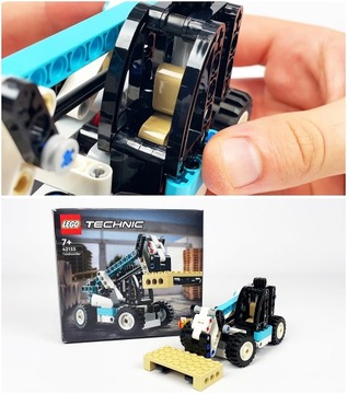 ТЕЛЕСКОПИЧЕСКИЙ ПОГРУЗЧИК LEGO TECHNIC 42133 КРАН 24Ч