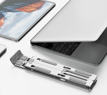 ПОДСТАВКА ДЛЯ НОУТБУКА ПЛАНШЕТА РЕГУЛИРУЕМАЯ СКЛАДНАЯ ПОЛКА НАСТОЛЬНАЯ ПОДСТАВКА