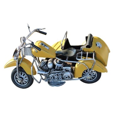 Литая под давлением модель мотоцикла Мотоцикл - желтый