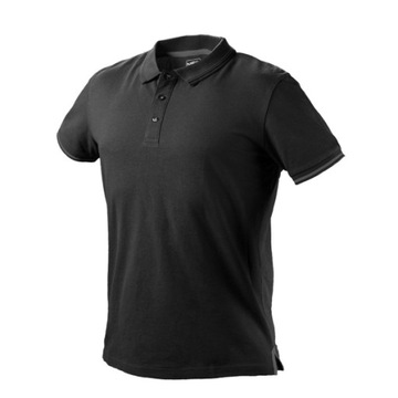 NEO Tools KOSZULKA POLO DENIM, CZARNA, ROZMIAR M
