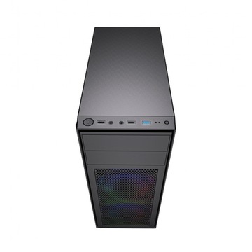 Корпус для игрового компьютера Fornax M100RGB RGB ATX со светодиодной подсветкой