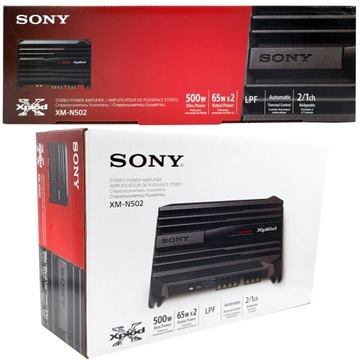 АВТОМОБИЛЬНЫЙ УСИЛИТЕЛЬ SONY 500ВТ + КОМПЛЕКТ КАБЕЛЕЙ ДЛЯ УСИЛИТЕЛЯ
