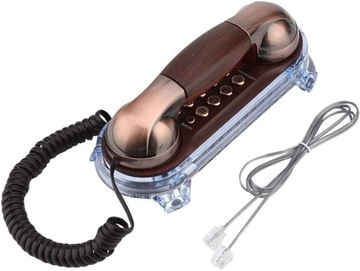 Antyczny Vintage Retro Ergonomiczny telefon cienn