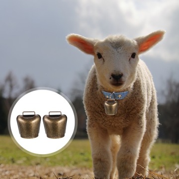 БРОНЗОВЫЕ КОЛОКОЛЬЧИКИ ДЛЯ ВЫПАСЬЯ СКОТА, ДОСТАВКА 2 ШТ.