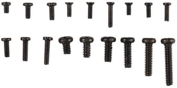 500 шт. НАБОР МАЛЕНЬКИХ МИНИ-ВИНТОВ РАЗМЕРАМИ ОТ 1 мм до 2 мм + ОТВЕРТКА