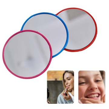 МАЛЕНЬКОЕ КОСМЕТИЧЕСКОЕ КРУГЛОЕ ЛОГОПЕДИЧЕСКОЕ ЗЕРКАЛО ДЛЯ СУМКИ