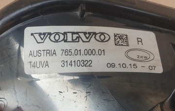 VOLVO XC70 V70 S80 2015R HALOGEN PRAVÝ LED 31410322