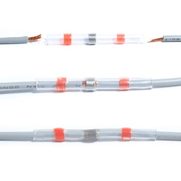 Быстроразъёмный соединитель, термоусадочная жесть, хомут, набор 330 шт.