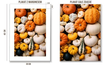 Plakat 30x40 Jesień Jesienne DUŻO WZORÓW plakaty dekoracja do salonu pokoju
