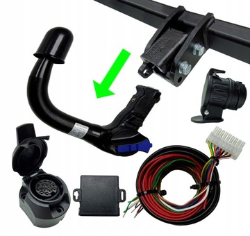 AUTOMAT ZAŘÍZENÍ(HÁK) HOLOWNICZY+MODUL13PIN VW PASSAT B7 3C
