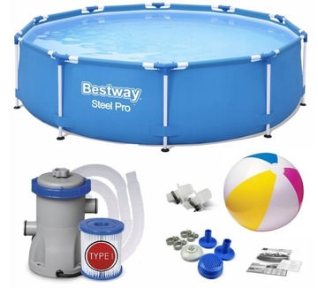 BASEN OGRODOWY STELAŻOWY 305x76 BESTWAY 9w1 56679