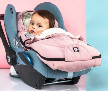Śpiworek do WÓZKA fotelika gondoli UNIWERSALNY 0-9m Frosted Blue DOOKY