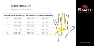 Rękawiczki jeździeckie z siateczką START Morotai