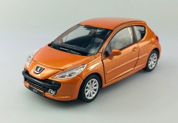 WELLY PEUGEOT 207 1:34 НОВАЯ МЕТАЛЛИЧЕСКАЯ МОДЕЛЬ