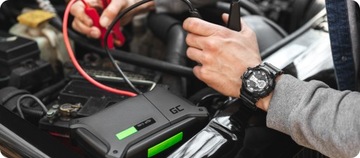 Автомобильный аккумулятор Green Cell PowerBoost Start-up 2000A, фонарик 16000 мАч, IP64