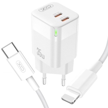 SZYBKA ŁADOWARKA DO IPHONE 35W USB-C + KABEL 1M